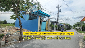 nhà mặt tiền đường thuận tiên kinh doanh buôn bán  Giá 3 tỷ 1.xã Mỹ lộc huyện cần giuộc Long An