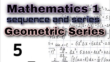 Geometric Series| sequence and series | #gtu #maths 1 #engneering