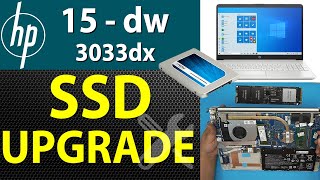 How to Upgrade Storage (SSD-HDD) on an HP 15-dw3033dx Laptop | Step by Step💻