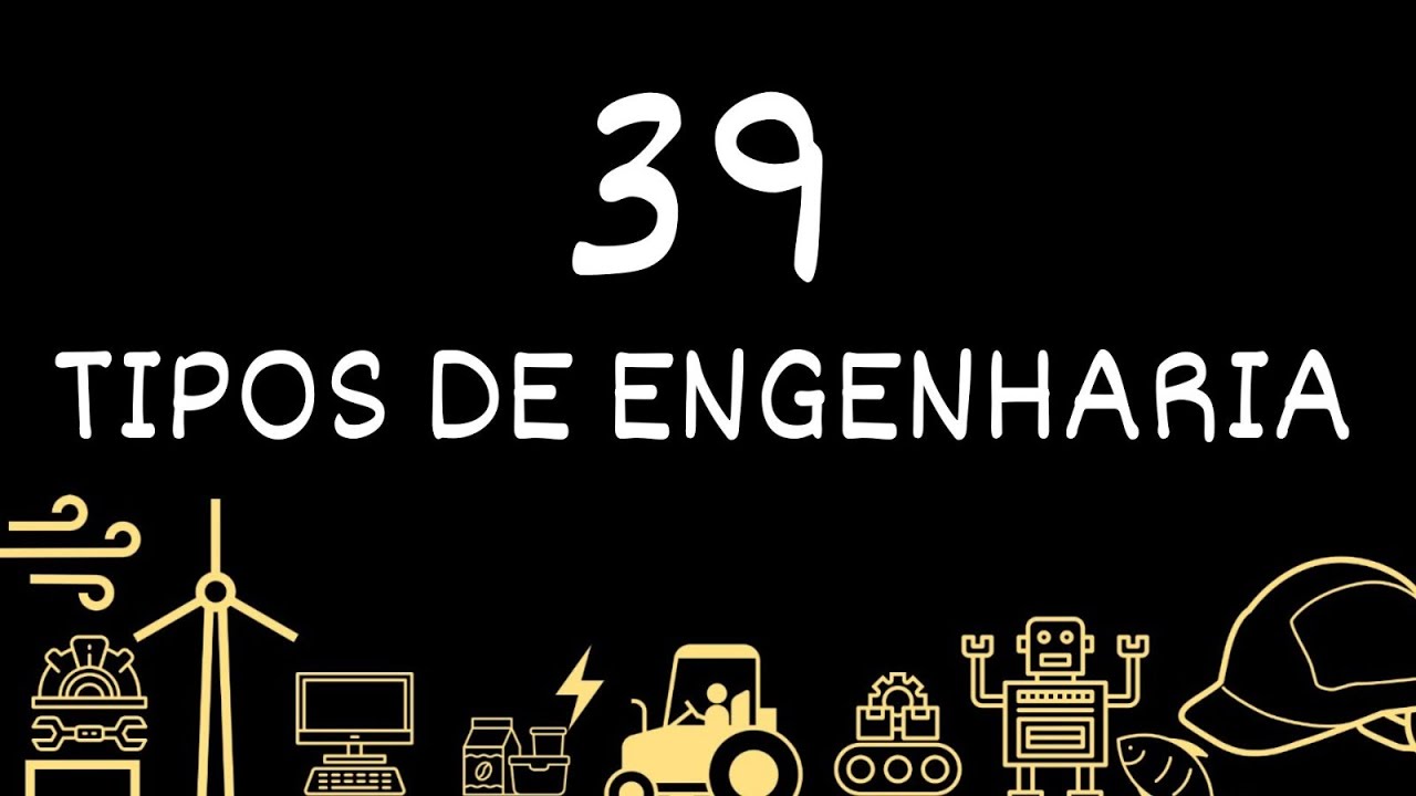 39 TIPOS DE ENGENHARIAS | Explicação dos cursos de engenharia (ramos de ...