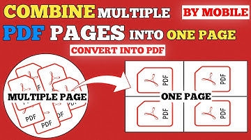 How To Combine Multiple Pdf Pages Into One Page | Ek Page Par Multiple Page Kaise Print Kare