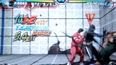 Tatsunoko vs Capcom UAS:Batsu and Karas Combo