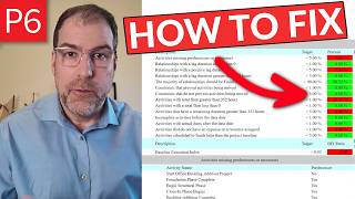 Tips and Tools for Fixing Poor Primavera P6 Schedules