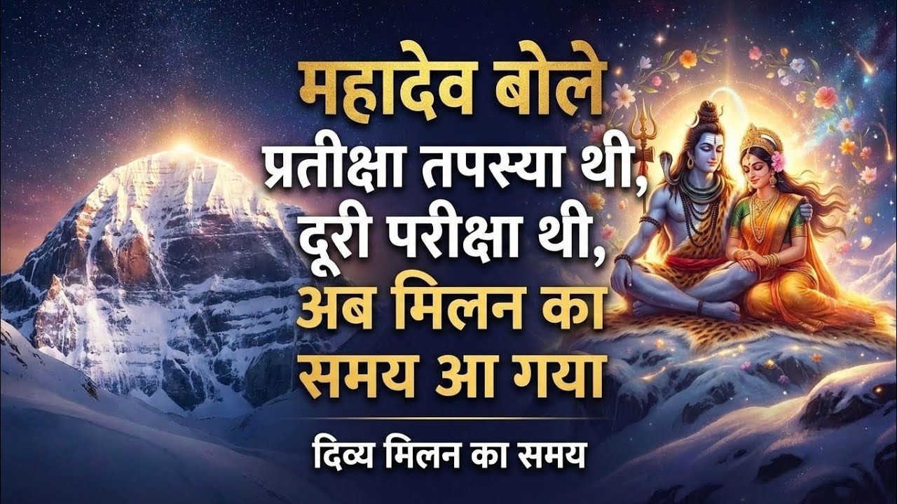 महादेव बोले प्रतीक्षा तपस्या थी | Mahadev Ka Sandesh