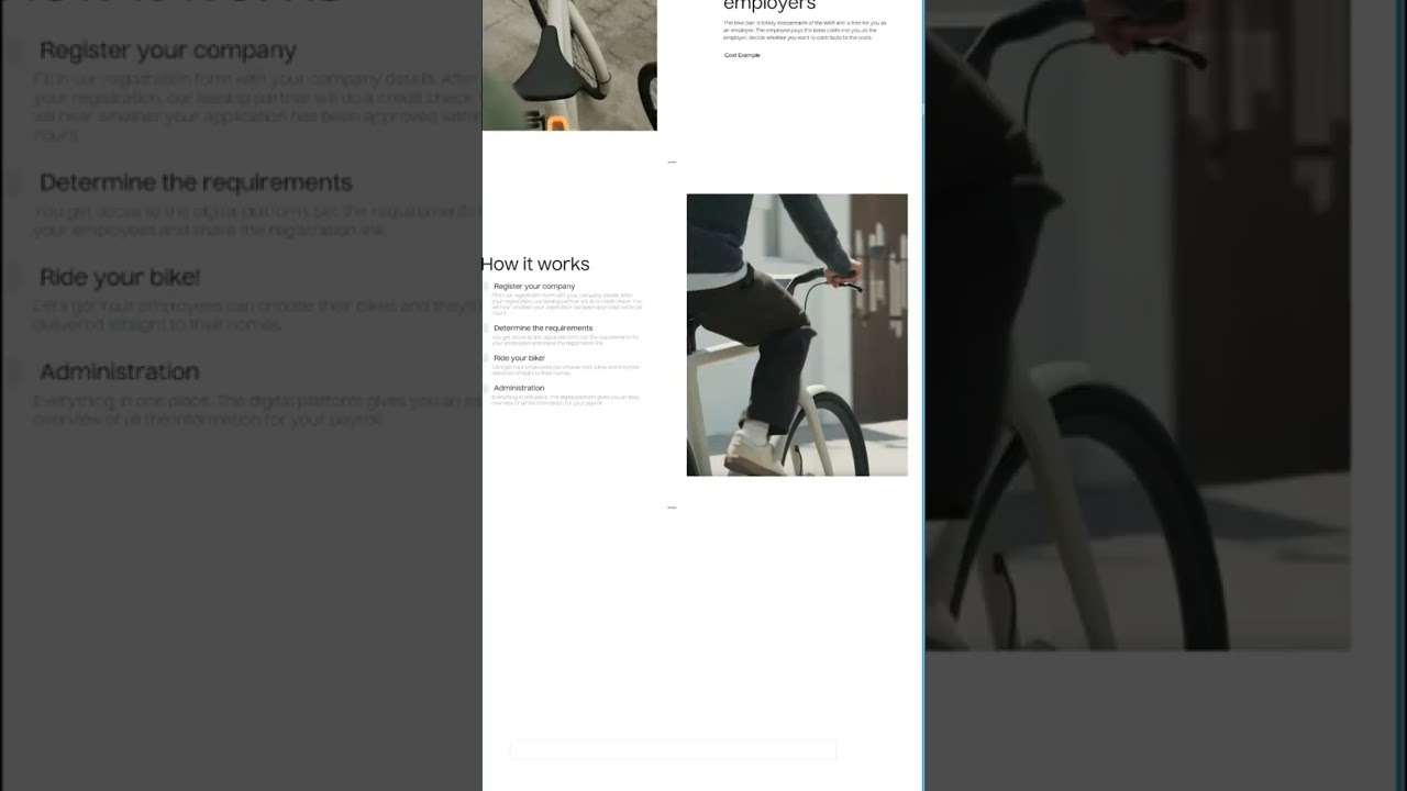 Time Laps website design made by unbranded