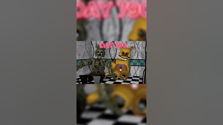 [FNAF] SPRINGTRAP AND FREDBEAR THROUGH OUT THE YEARS #fnaf #edit #videogamecharacter
