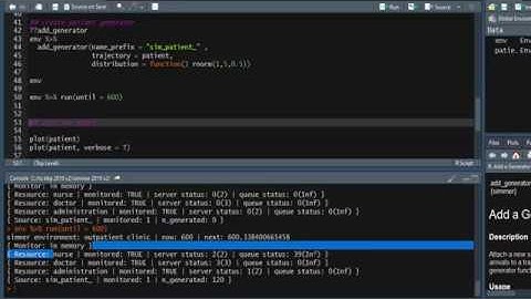 Discrete Event Simulation using R (1): Modeling of an Outpatient Clinic