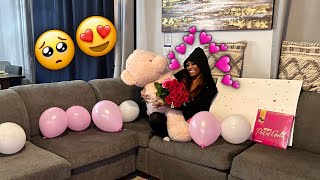 I Surprised Ida For Valentines Day Cute Reaction