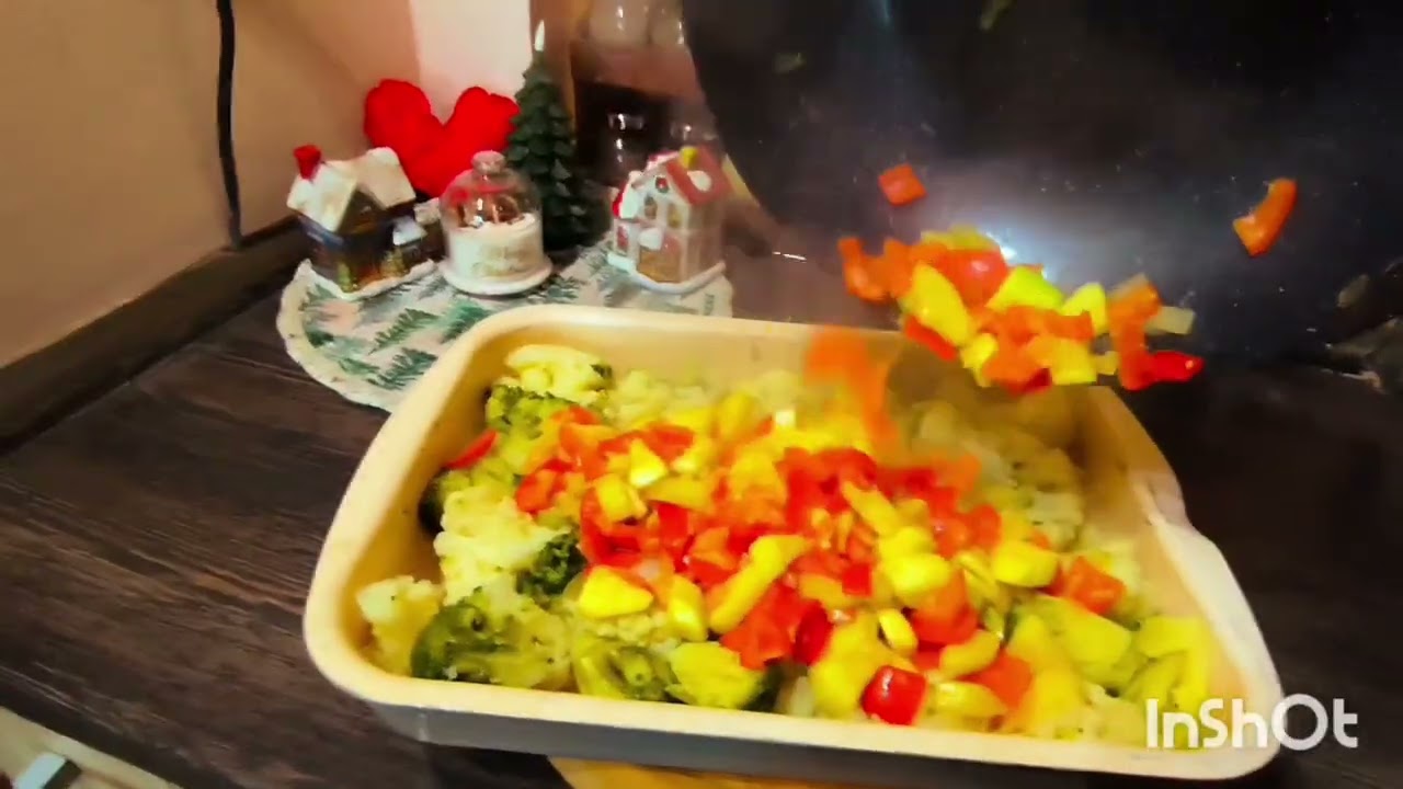 Zdravo zapečeno povrće🌶️😃@ReceptiSrca 