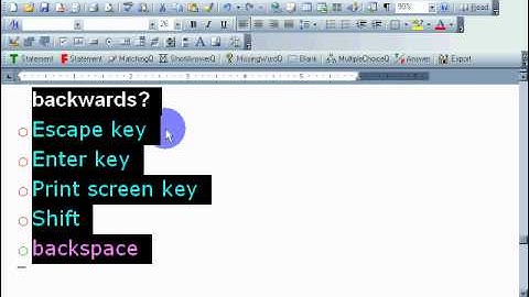 Tutorial Moodle GIFT Macro Template Creating Multiple Choice Questions