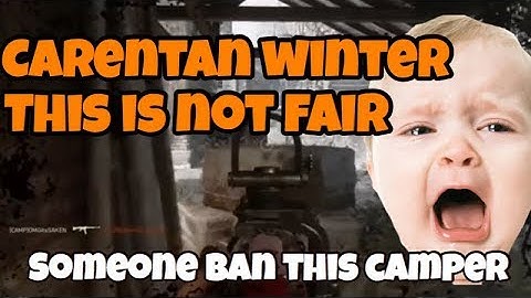 COD WW2 This technique should be banned! Carentan Winter Camping Spot