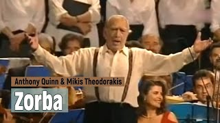 Mikis Theodorakis ve Anthony Quinn  “Zorba” PerformansıMünih, 1995
