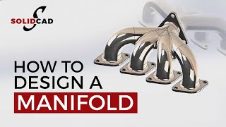 how to make an Exhaust Manifold in SolidWorks | SolidWorks Tutorial | SolidCad