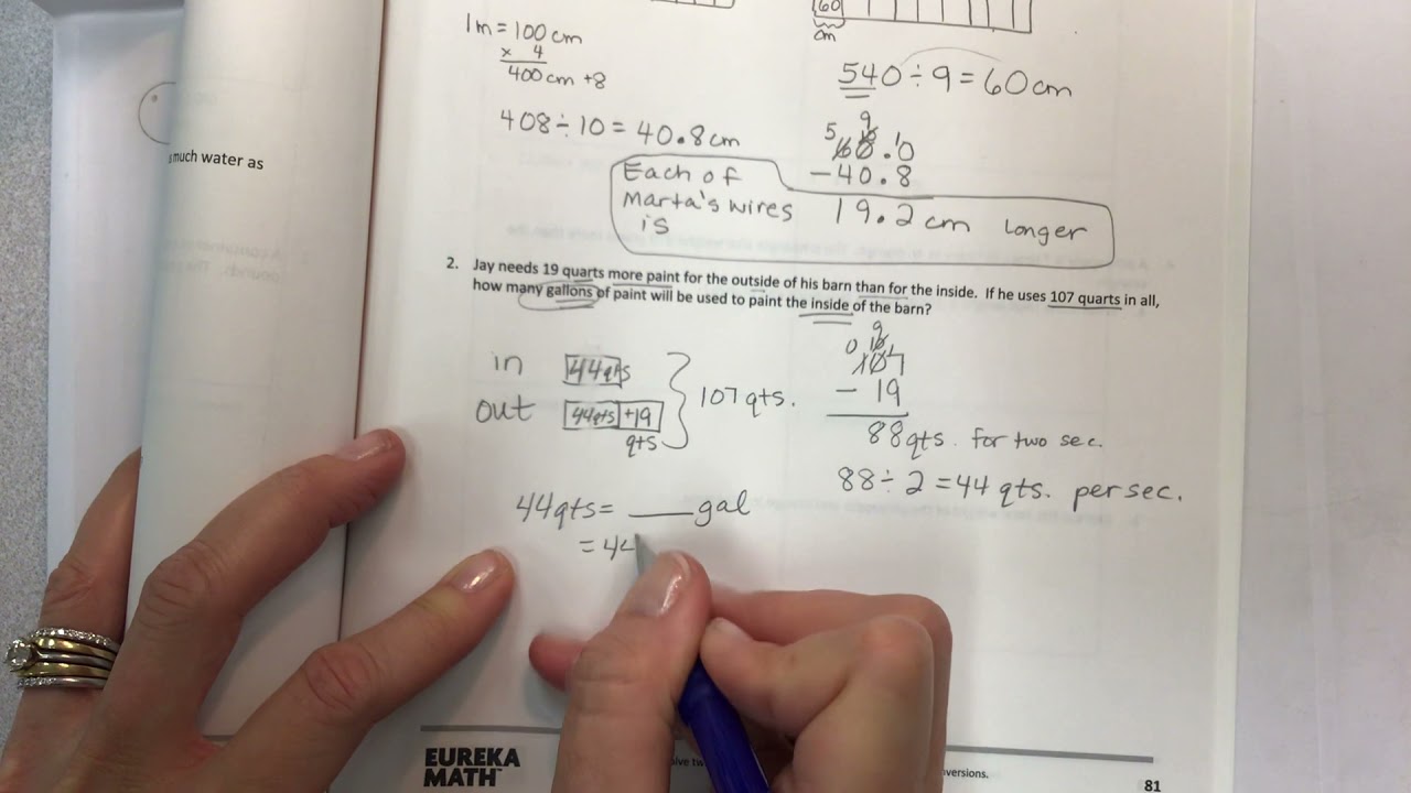 eureka math homework answers
