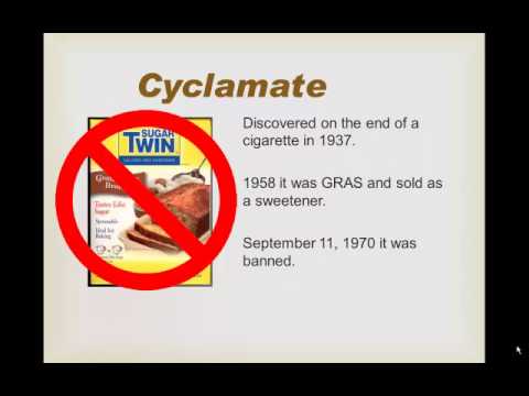 Food Label Secrets - Cyclamate and Saccharin