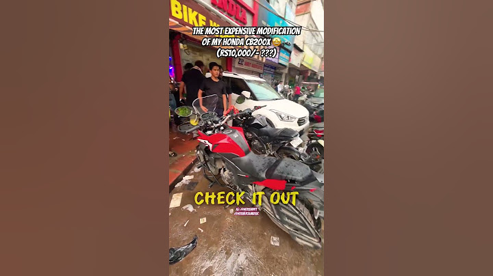 THE MOST EXPENSIVE MODIFICATION OF HONDA CB200X🔥 #modification #hondacb200x #expensive #trending