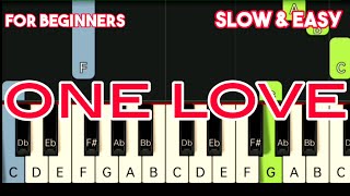 Miniatura de "BOB MARLEY - ONE LOVE | SLOW & EASY PIANO TUTORIAL"