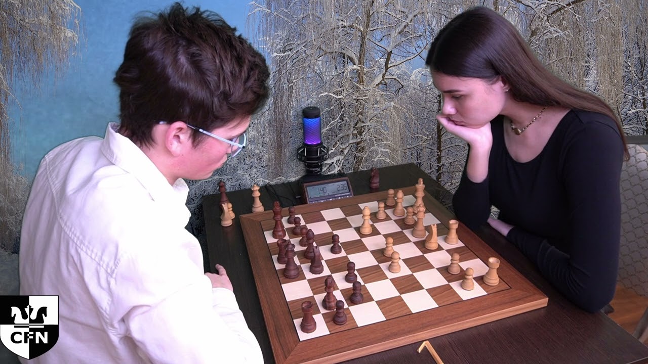 WFM Zendaya (2010) vs M. Matyunin (2079). Chess Fight Night. CFN