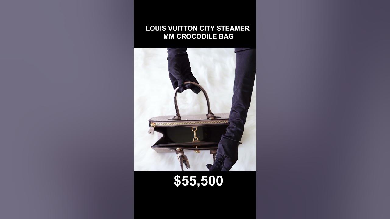 Louis Vuitton's Alligator Skin City Steamer Bag