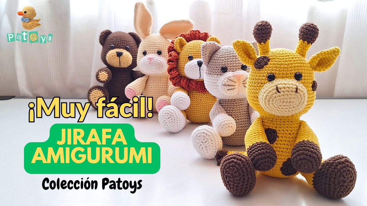 Cuerpo base amigurumi  🦒Tutorial paso a paso | Jirafa a crochet