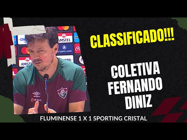 Diniz admite surpresa com postura do Sporting Cristal e desabafa sobre  ruídos nos bastidores do Fluminense: 'Absolutamente mentira' - Lance!