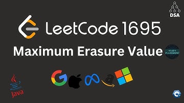 Leetcode 1695 🔥 Maximum Erasure Value | Sliding Window + HashSet | DSA Daily Challenge
