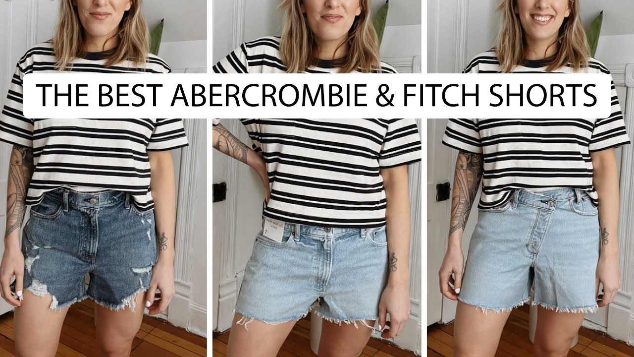 Who makes the best curvy shorts??✨testing Abercrombie Curve Love 