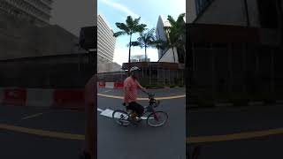 Car-free Sunday Singapore March 2024 Cycle Skate Jog Walk on closed road #insta360 #brompton
