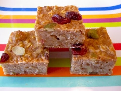 Healthy Breakfast Recipes: How to Make Oatmeal Bars On-The-Go - Weelicious