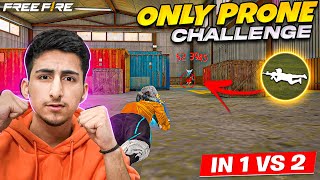 Only Prone Challenge Hardest Challenge In Lone Wolf😂😱- Free Fire India