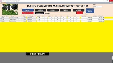 Dairy Farmers Society Management Systems using Microsoft Access