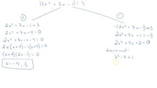 8 2   Solving absolute value equations ex 5
