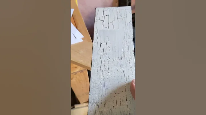 How to make wood look old and rustic. Quick and easy #shorts