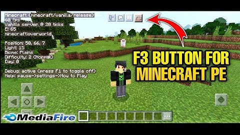 F3 button for Minecraft pocket edition || minecrft java debug on minecrft pocket edition