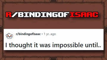 r/BindingofIsaac The most functional gaming community?