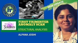 FIRST TRIMESTER ANOMALY SCAN CHECKLIST | ALPANA JOSHI | STRUCTURAL ANALYSIS | FETAL ULTRASOUND