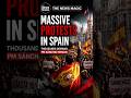 🇪🇸 Thousands protest in Spain demanding PM Sánchez resign. #globalnews #spain #thenewsmagic