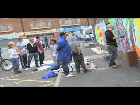 Supatrax engage in Beechdale, Walsall with young people.