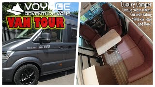 Van Tour -  LWB VW Crafter / MAN tge conversion with fixed bed and a luxury interior.