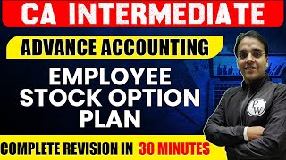 Employee Stock Option Plan | Advance Accounting | CA Inter Revision | Nitin Goel