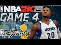 NBA 2K15 My Career NBA Finals: 2 Freethrow Line Dunks In The Final Game!