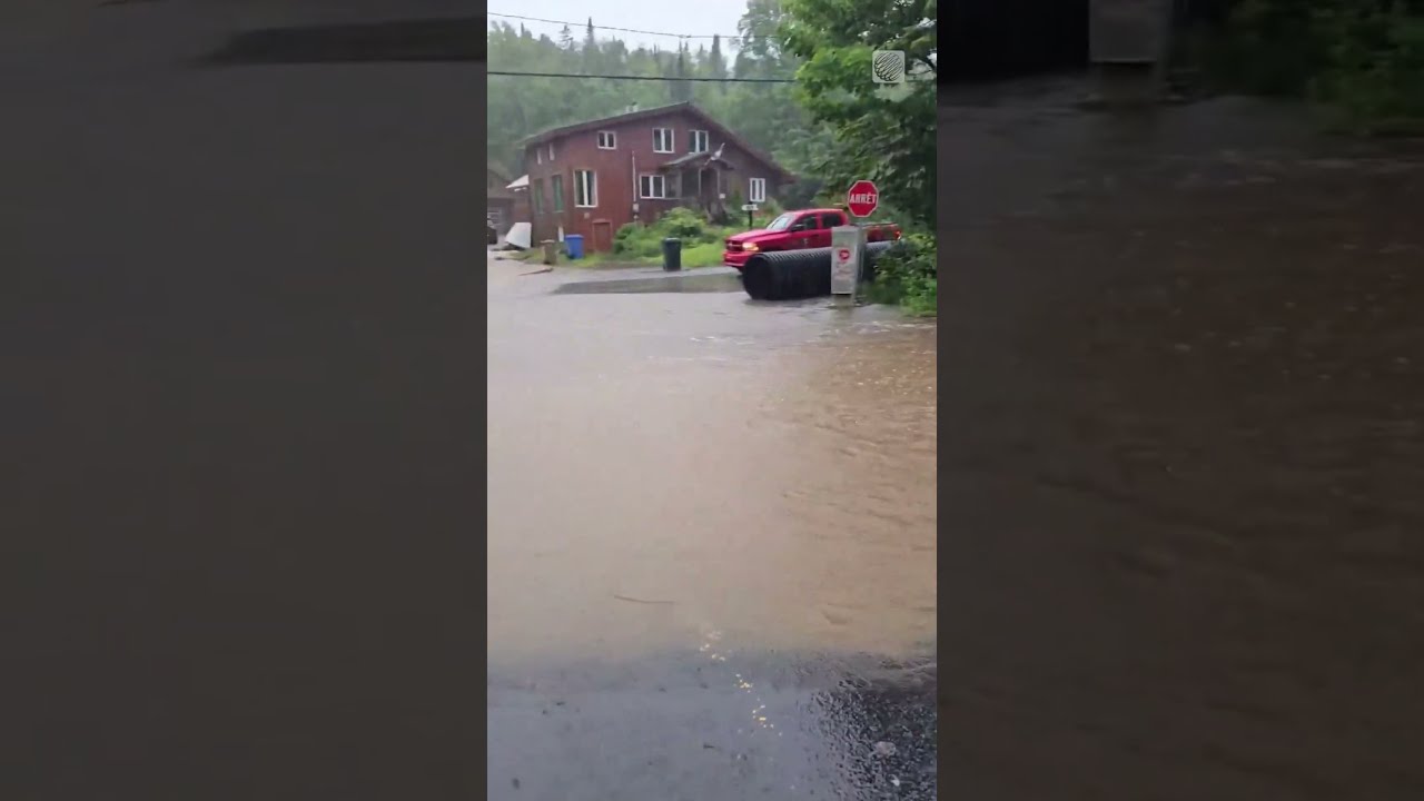 Torrential Rain Brings Flooding To Quebec Shorts