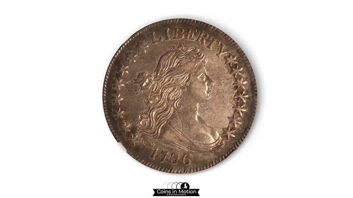 1796 Silver Draped Bust Half Dollar in About Uncirculated 55 Condition Being Sold at Auction in '21