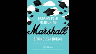 Marshall University Honors Mentors Riley Nelson 2024