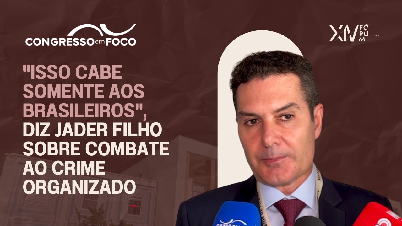 "Isso cabe somente aos brasileiros", diz Jader Filho sobre combate ao crime organizado "Isso cabe somente aos brasileiros", diz Jader Filho sobre combate ao crime organizado