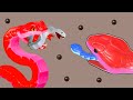 Fast Reflexes Make You Win! Snake Clash. 