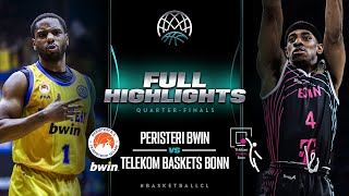 Peristeri bwin v Telekom Baskets Bonn | Quarter-Finals Full Highlights | #BasketballCL 2023-24