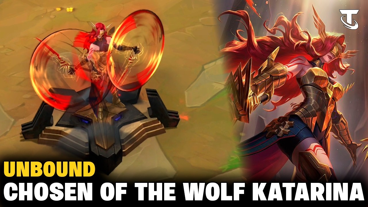 CHOSEN OF THE WOLF KATARINA UNBOUND - SHOWCASE | TFT 17.1 - YouTube