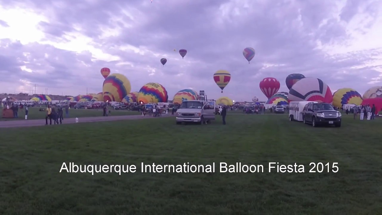 Albuquerque International Balloon Fiesta 2015 Time Lapse
