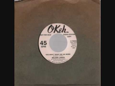 Watch Major Lance - You dont want me no more.wmv on YouTube